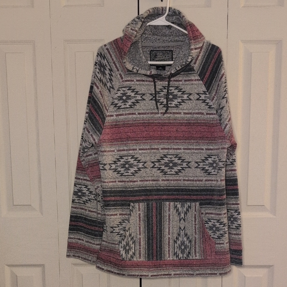 Men's XL Aztec Tribal Hoodie